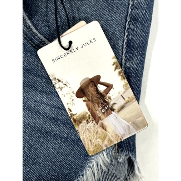 SINCERELY JULES Women's High Rise Jean Shorts 3/26 - Picture 6 of 9